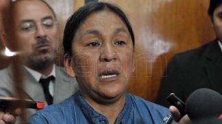 EL RECTOR DE LA UNPSJB, ALBERTO AYAPE,  VISIT A MILAGRO SALA