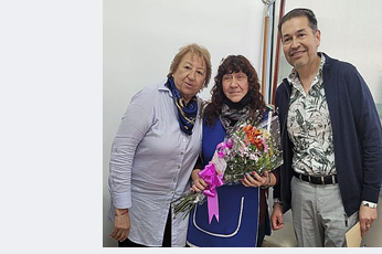 Felicitaciones a Rosa Bastidas en esta nueva etapa como no docente jubilada de la UNPSJB