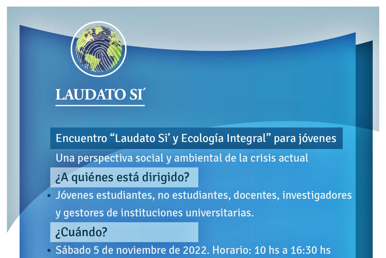 Laudato SI y Ecologa Integral para jvenes