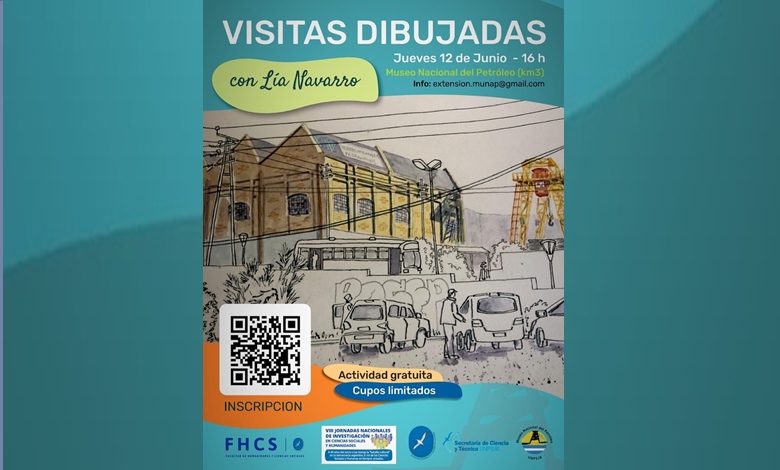 Lía Navarro coordinará "Visitas Dibujadas", en el Museo del Petróleo