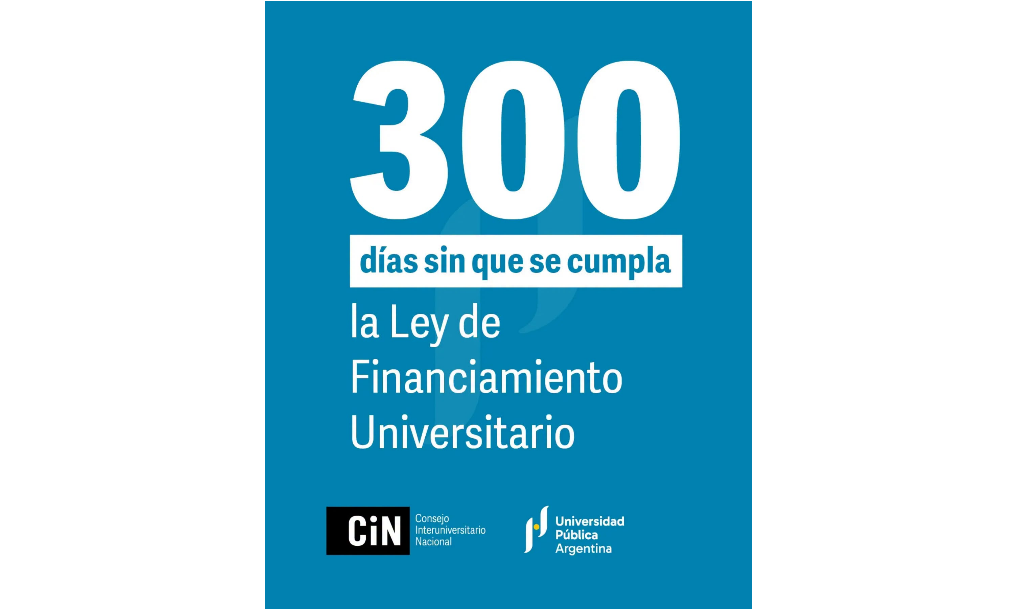 300 d�as sin que se cumpla la Ley de Financiamiento Universitario